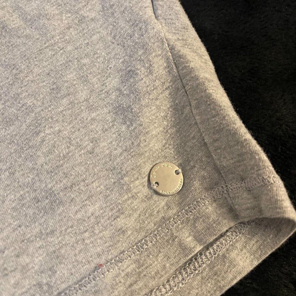 Calvin Klein Performance Gray Dolman Sleeve Athleisure Top Small - Picture 2 of 8